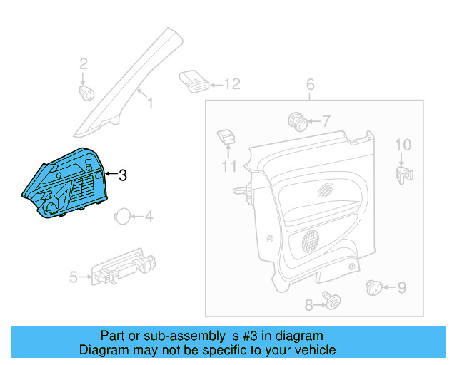 Upper Quarter Trim 5C5-867-762-A-82V