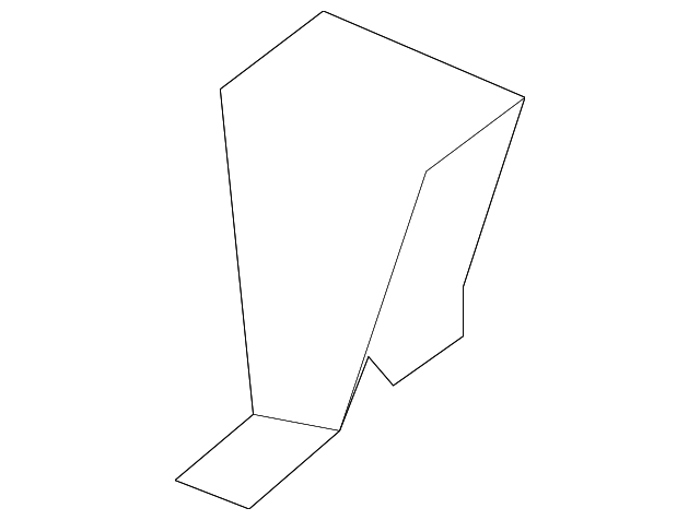 Console Body Rear Bracket 5C6-863-532-B - View 3