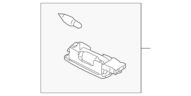 Interior Lamp 3B0-947-291-B-95T - View 3