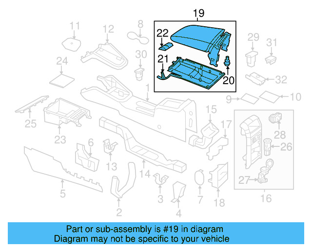 Console Lid 5C6-864-571-YDN