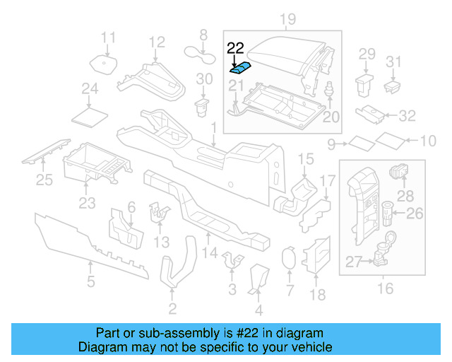 Release Handle 5C6-864-809 - View 3