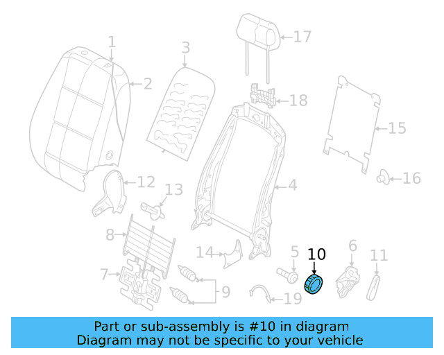 Adjust Lever 5NN-881-091 - View 10