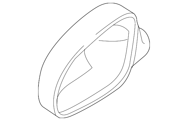 Door Mirror Cover (Unpainted) 1k0857538gru - View 15