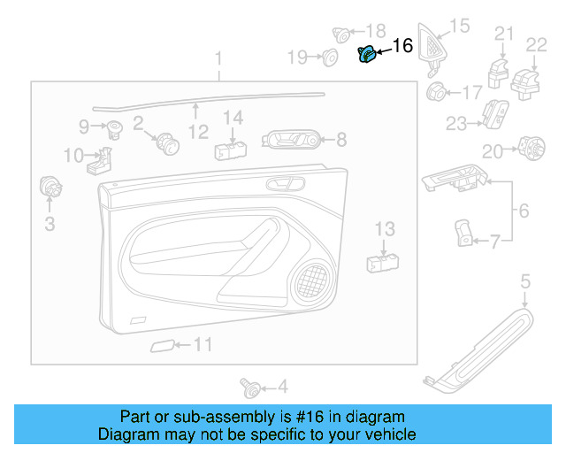 Corner Cover Clip 6E0-837-732 - View 24
