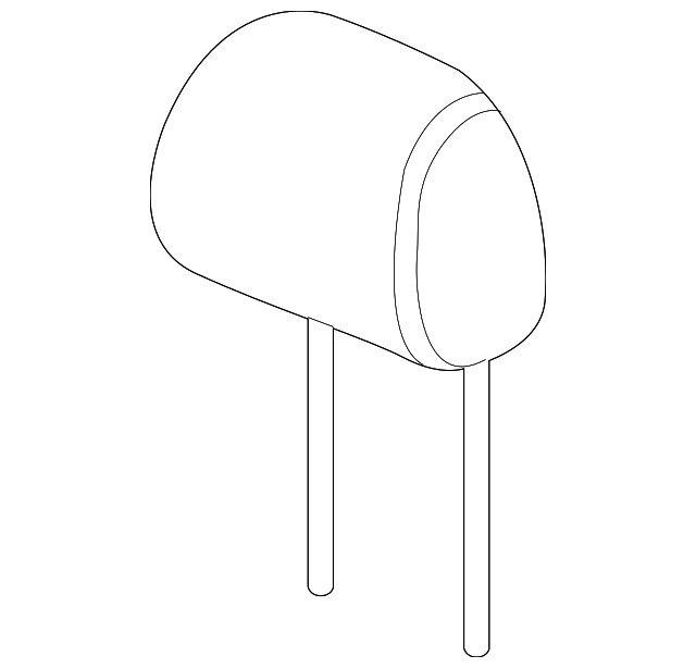 Headrest 5C6-881-901-K-LI8