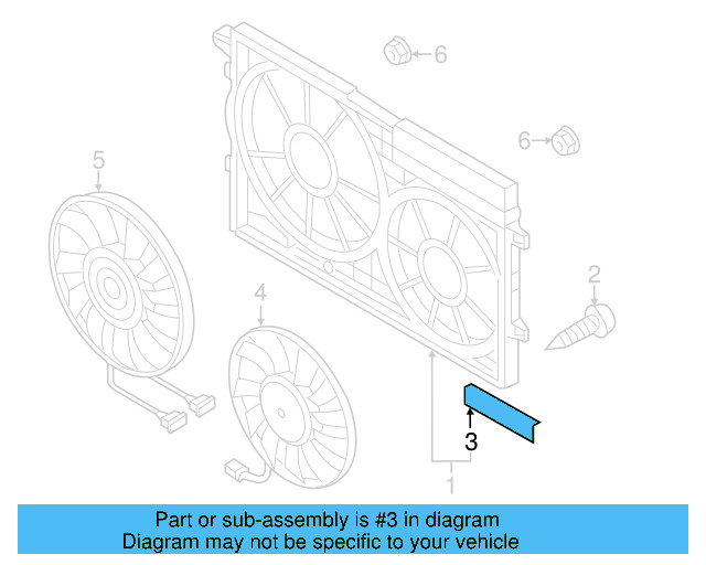Radiator Shutter Assembly 1K0-121-223 - View 17