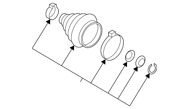 Outer Joint Assembly 5N0-498-099-DX - View 35