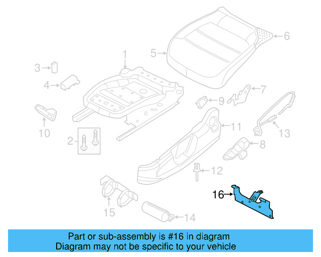 Extinguisher Bracket 5C6-860-290-B - View 5