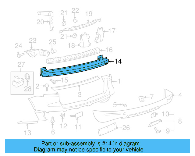 Impact Bar Bolt 7L6-807-199 - View 21