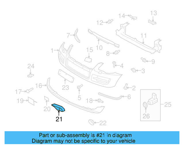 Grille 7L6-853-663-H - View 7