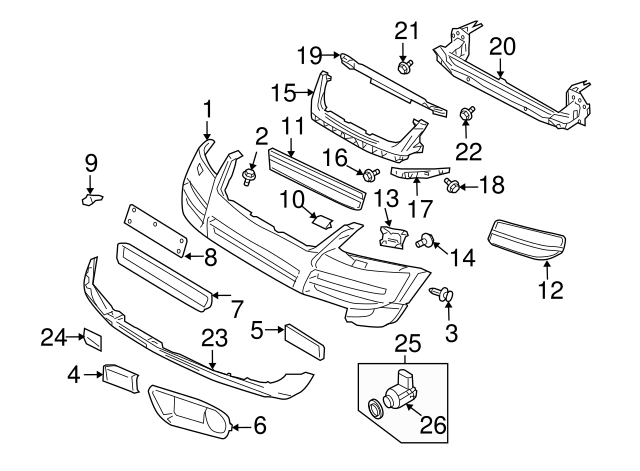 Side Support 7L6-807-184-C - View 2