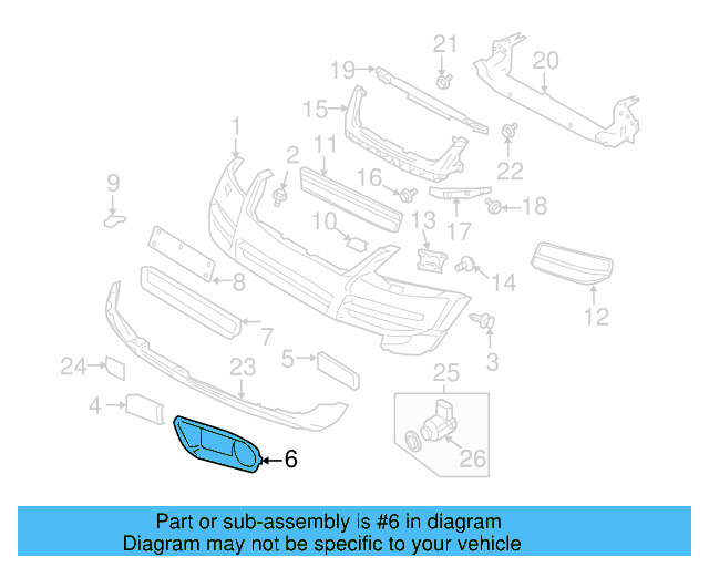 Fog Light Housing 7L6-853-663-F-9B9 - View 3