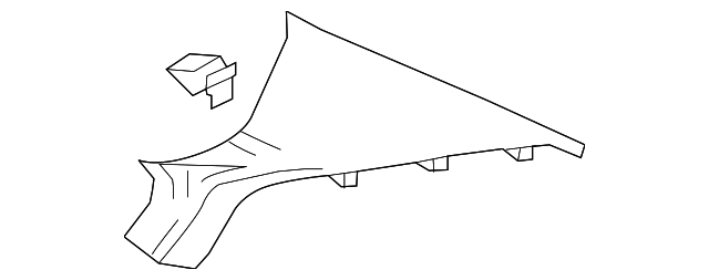 Upper Quarter Trim 3C8-867-242-C-BR2