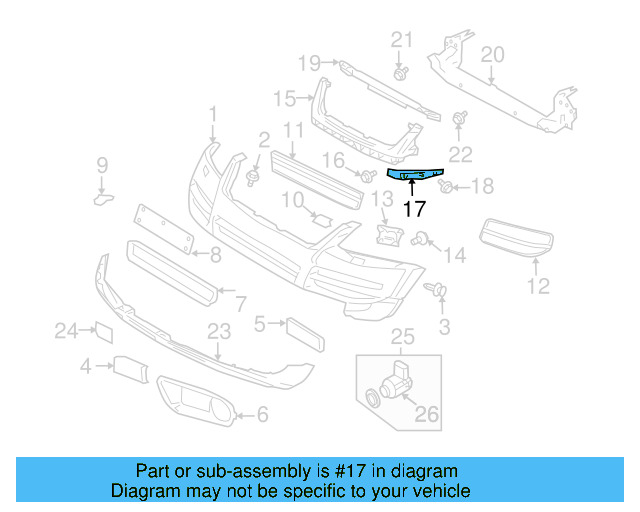 Side Support 7L6-807-184-C - View 4
