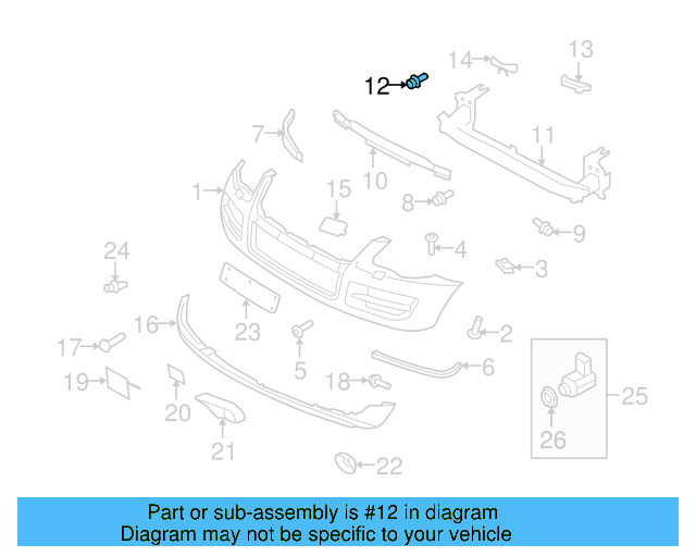 Impact Bar Bolt N-101-560-04 - View 2