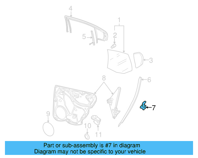 Holder 3C9-839-351 - View 3