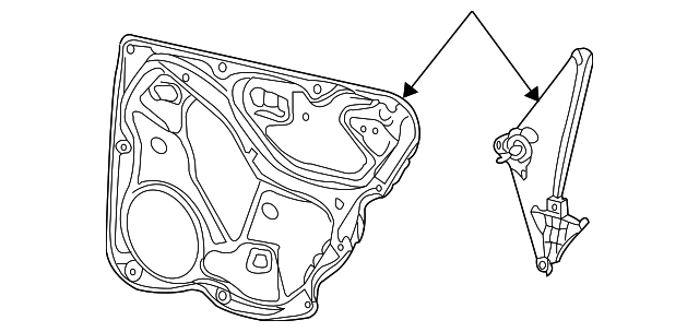 Window Regulator 3C5-839-462-J - View 3