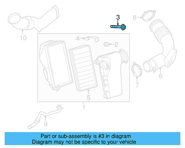 Battery Tray Mount Bolt N-104-827-01 - View 10