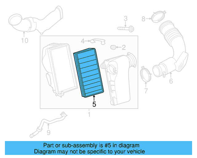 Air Cleaner Assembly Clip 078-129-797 - View 15