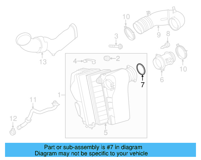 Air Mass Sensor Gasket N-909-219-01 - View 12