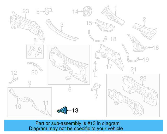 End Plate 7P0-805-029 - View 3