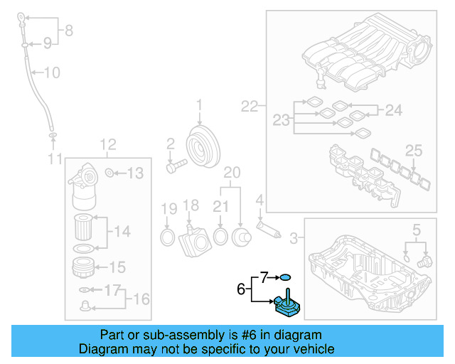 Oil Level Sensor 03L-907-660-C - View 10