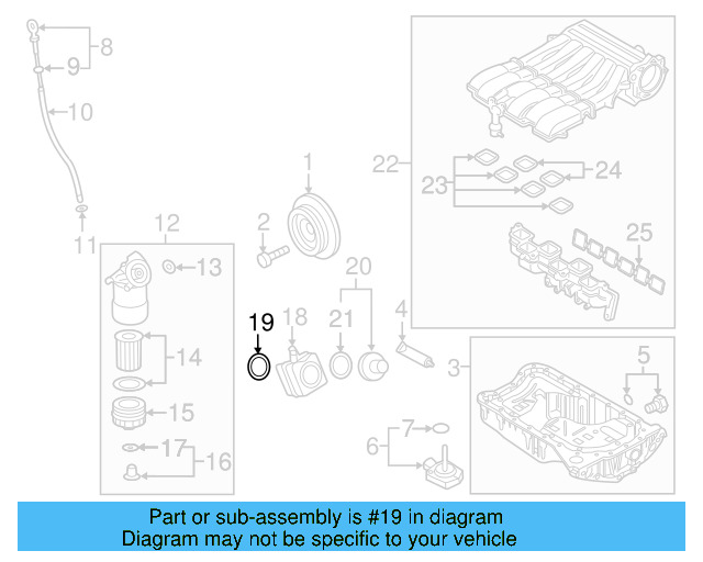 Engine Oil Cooler O 038-117-070-A - View 78