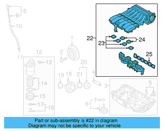 Intake Manifold 03H-133-201-AE - View 12