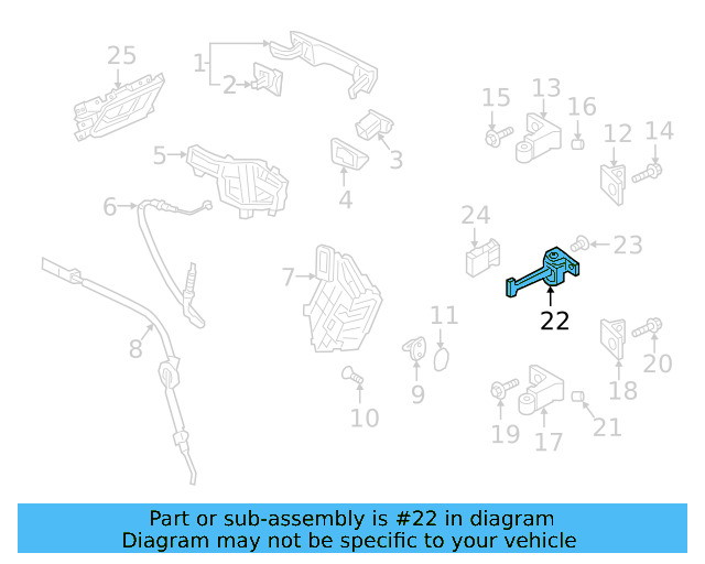 Upper Hinge Dust Cap 8T0-837-947 - View 12