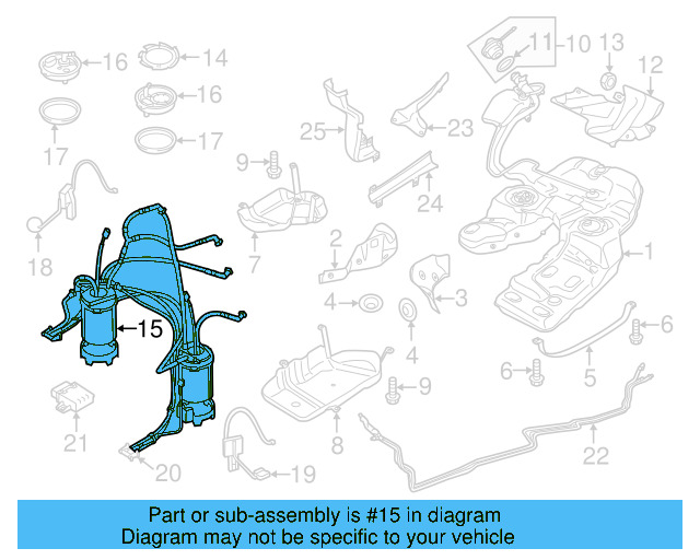 Fuel Pump Assembly 7P0-919-087 - View 7