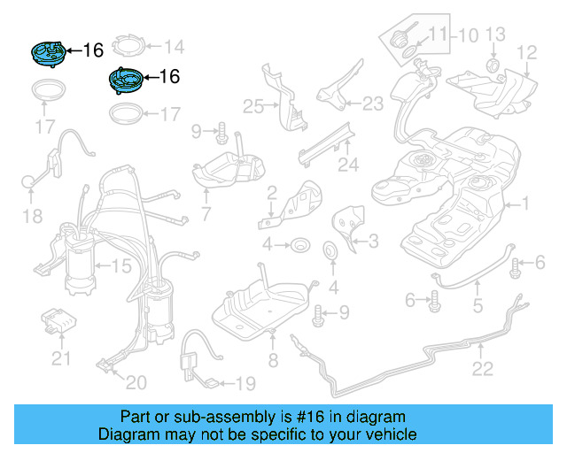 Fuel Pump Housing 7P0-919-679 - View 4