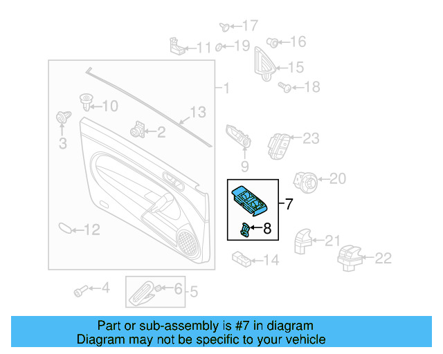 Switch Bezel 5C1-867-255-PX7