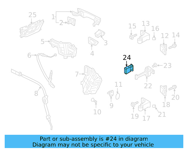 Door Check Bolt WHT-002-109 - View 93