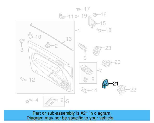 Window Switch 5C5-959-855-A-ICX - View 5