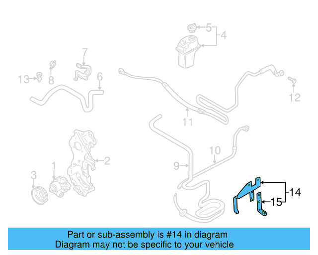 Suction Hose Bracket 1C0-422-162-B - View 14