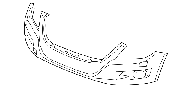 Bumper Cover (Unpainted) 5n0807217dagru