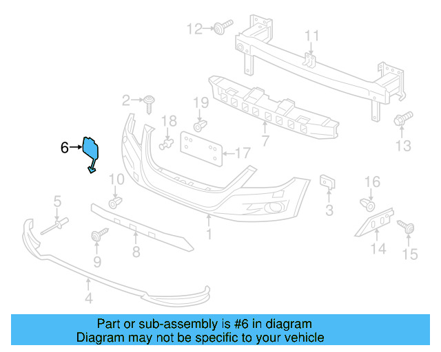 Tow Eye Cap (Unpainted) 5n0807241cgru - View 3