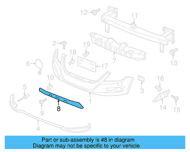 Lower Cross 5N0-807-532-B-AV3 - View 5