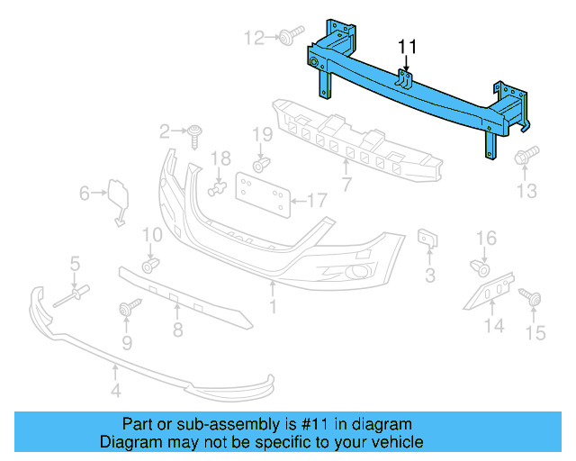Impact Bar 5N0-807-109-J - View 7