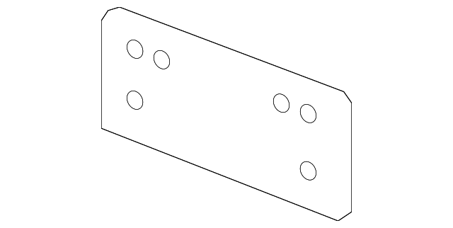 License Bracket 5N0-807-287-C-9B9 - View 2