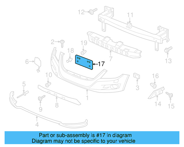 License Bracket 5N0-807-287-C-9B9