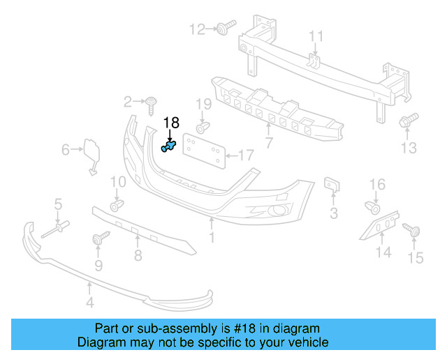 License Bracket Rivet N-038-549-4 - View 80