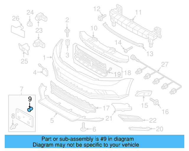 License Bracket Nut N-902-184-03 - View 6