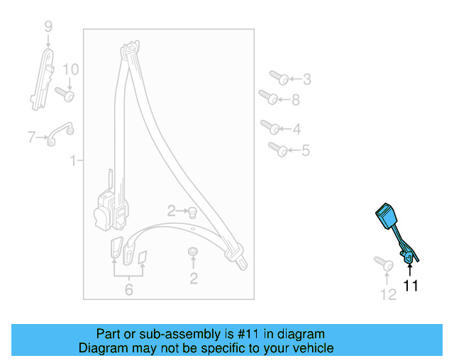 Buckle 7P0-857-756-E-YLZ - View 3