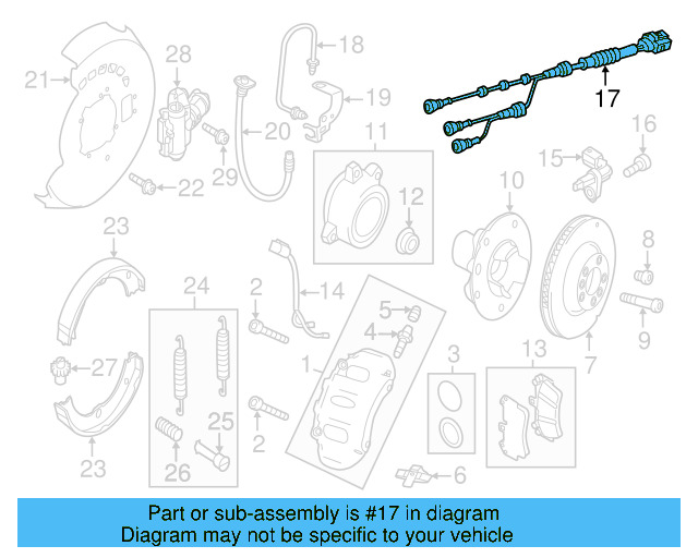 ABS Sensor Wire 7P0-971-279-D - View 6