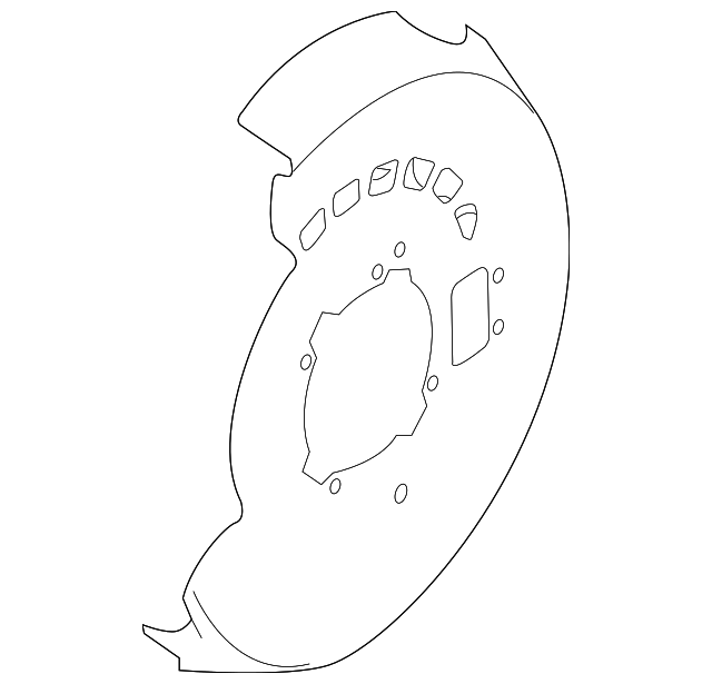 Backing Plate 7P0-609-451-D - View 4