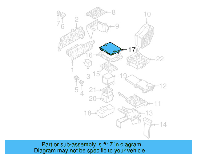 Fuse Box Cover 1K0-937-132-F - View 46