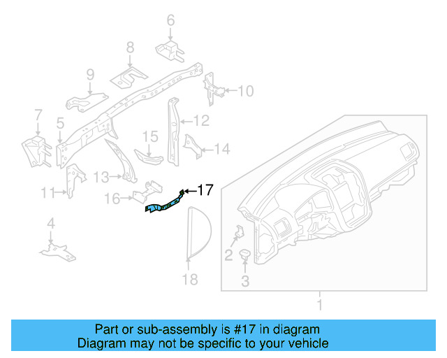Inner Support 1K1-858-783-B - View 6