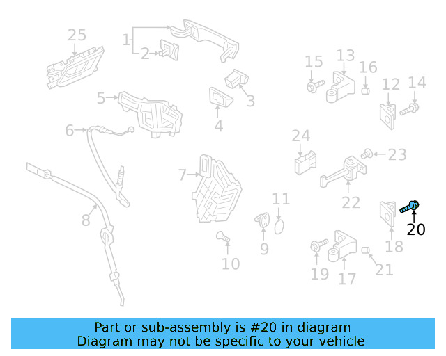 Upper Hinge Mount Bolt N-912-056-02 - View 6