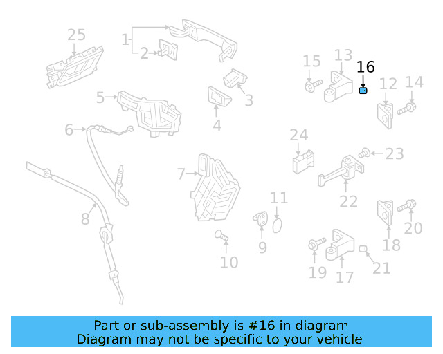 Upper Hinge Dust Cap 8T0-837-947 - View 11